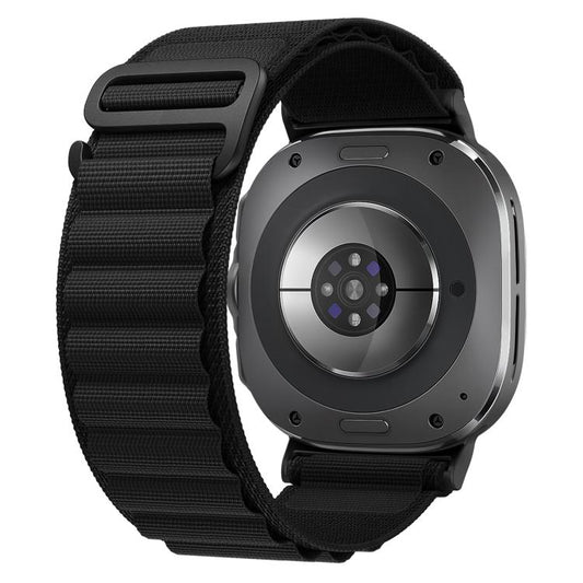 For Samsung Galaxy Watch Ultra 47mm / Ultra 2025 xDfind Black Buckle Loop Nylon Watch Band(Black) - Mega Discount Store LebanonLebanon