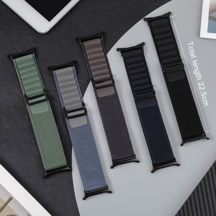 For Samsung Galaxy Watch Ultra 47mm / Ultra 2025 xDfind Black Buckle Loop Nylon Watch Band(Black) - Mega Discount Store LebanonLebanon