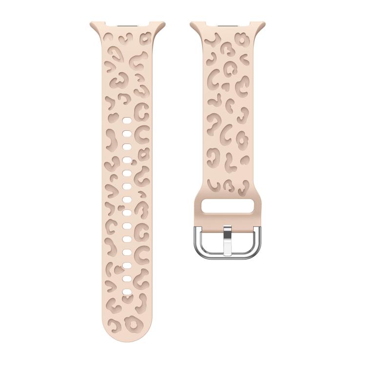 For Samsung Galaxy Watch8 / Watch8 Classic Leopard Print Silicone Watch Band(Pink) - Mega Discount Store LebanonLebanon