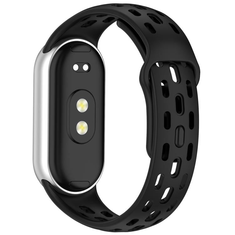 For Xiaomi Smart Band 10 / 9 / 8 Honeycomb Hole Breathable TPU Watch Band(Black) - Mega Discount Store LebanonLebanon