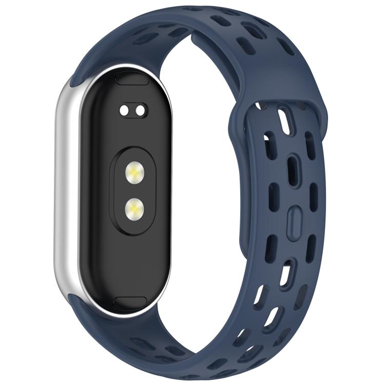 For Xiaomi Smart Band 10 / 9 / 8 Honeycomb Hole Breathable TPU Watch Band(Dark Blue) - Mega Discount Store LebanonLebanon