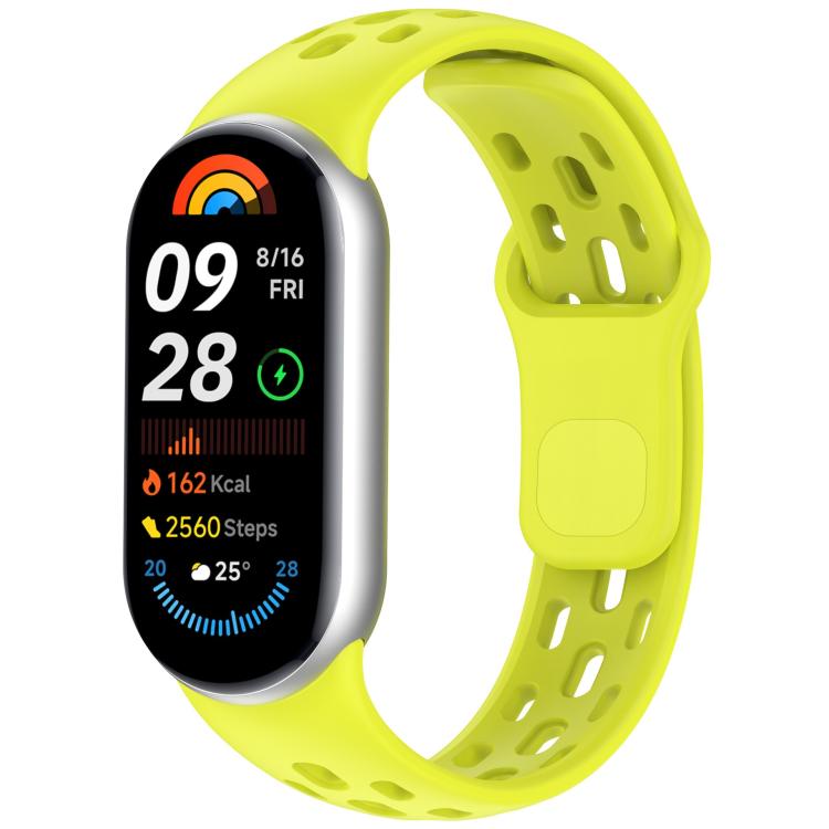 For Xiaomi Smart Band 10 / 9 / 8 Honeycomb Hole Breathable TPU Watch Band(Green) - Mega Discount Store LebanonLebanon