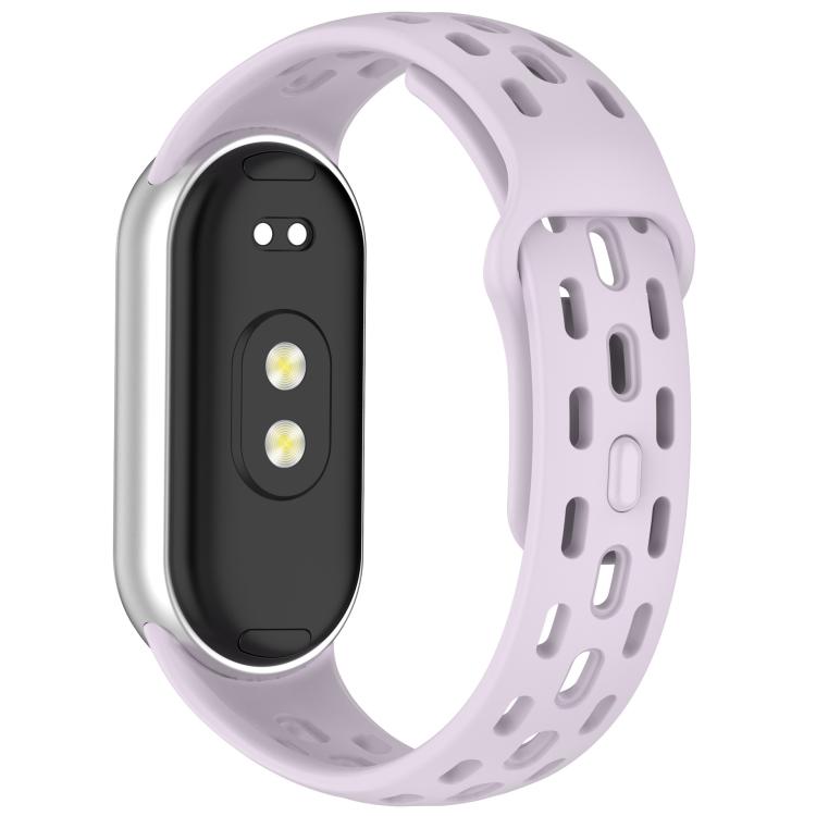 For Xiaomi Smart Band 10 / 9 / 8 Honeycomb Hole Breathable TPU Watch Band(Purple) - Mega Discount Store LebanonLebanon