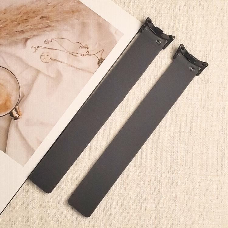 For Xiaomi Smart Band 10 / 9 / 8 Lychee Texture Soft Magnetic Silicone Watch Strap(Gray) - Mega Discount Store LebanonLebanon