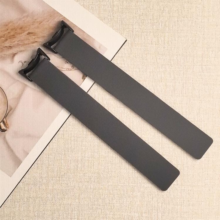 For Xiaomi Smart Band 10 / 9 / 8 Lychee Texture Soft Magnetic Silicone Watch Strap(Gray) - Mega Discount Store LebanonLebanon