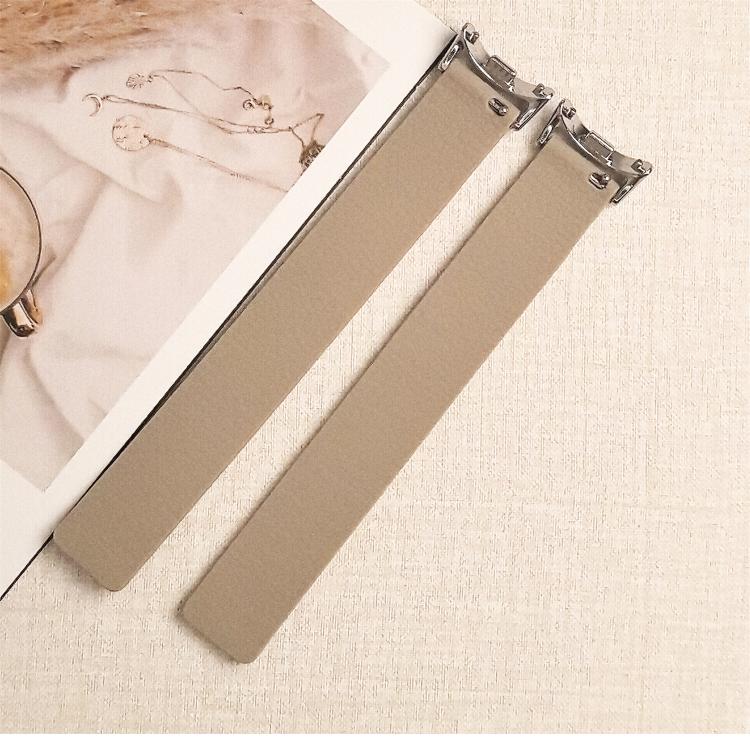 For Xiaomi Smart Band 10 / 9 / 8 Lychee Texture Soft Magnetic Silicone Watch Strap(Khaki) - Mega Discount Store LebanonLebanon