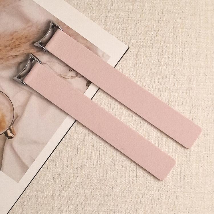 For Xiaomi Smart Band 10 / 9 / 8 Lychee Texture Soft Magnetic Silicone Watch Strap(Pink Starlight) - Mega Discount Store LebanonLebanon