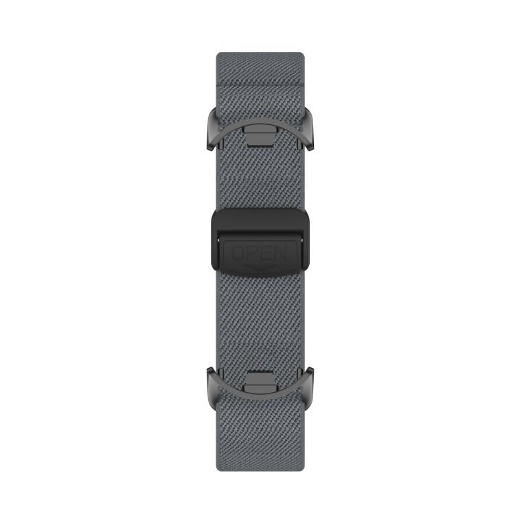 For Xiaomi Smart Band 10 / 9 / 8 Metal Head Magnetic Plastic Buckle Elastic Nylon Watch Band(Charcoal) - Mega Discount Store LebanonLebanon
