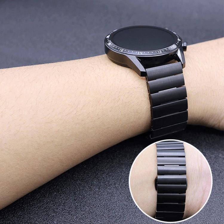 For Xiaomi Smart Band 10 / 9 / 8 NFC 14mm xDfind One - bead Bamboo Solid Stainless Steel Watch Band(Black) - Mega Discount Store LebanonLebanon