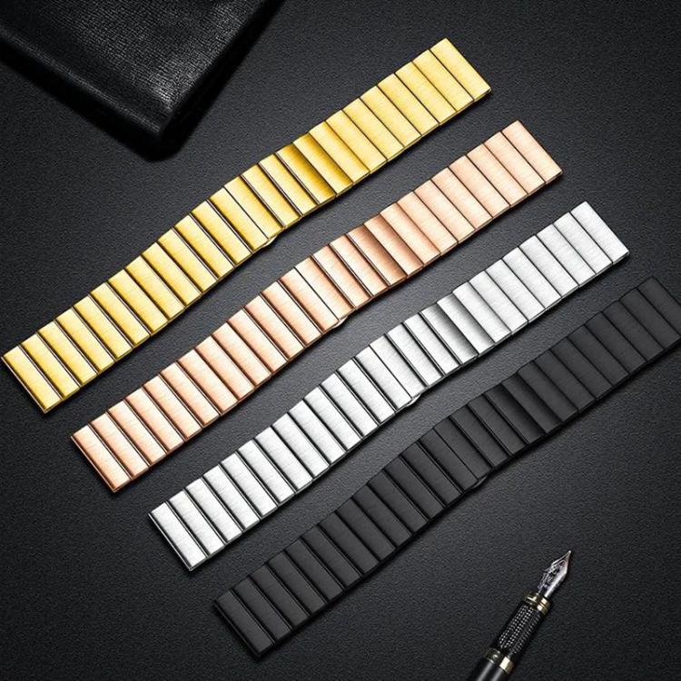 For Xiaomi Smart Band 10 / 9 / 8 NFC 14mm xDfind One - bead Bamboo Solid Stainless Steel Watch Band(Gold) - Mega Discount Store LebanonLebanon