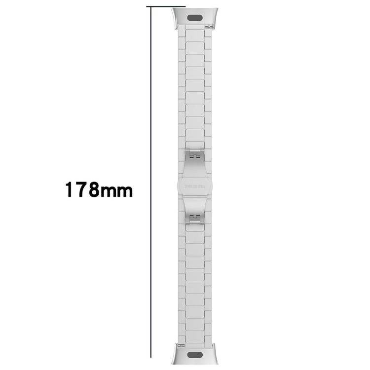 For Xiaomi Smart Band 10 / 9 / 8 NFC 14mm xDfind One - bead Bamboo Solid Stainless Steel Watch Band(Rose Gold) - Mega Discount Store LebanonLebanon