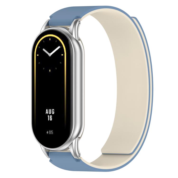For Xiaomi Smart Band 10 / 9 / 8 Soft Silicone Magnetic Watch Band(Blue Starlight) - Mega Discount Store LebanonLebanon