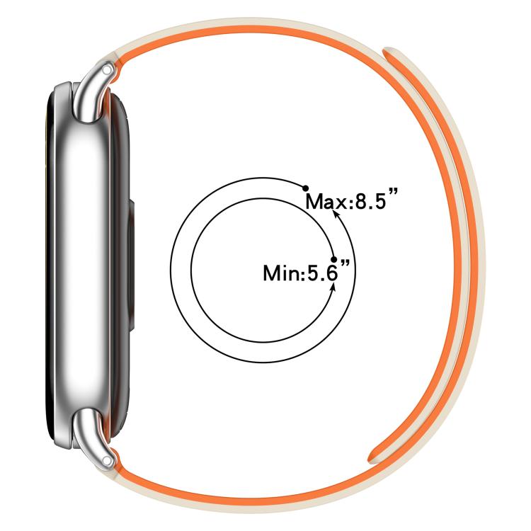 For Xiaomi Smart Band 10 / 9 / 8 Soft Silicone Magnetic Watch Band(Blue Starlight) - Mega Discount Store LebanonLebanon