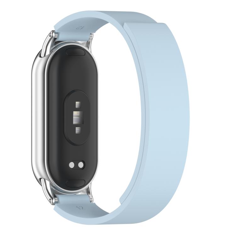 For Xiaomi Smart Band 10 / 9 / 8 Soft Silicone Magnetic Watch Band(Blue) - Mega Discount Store LebanonLebanon