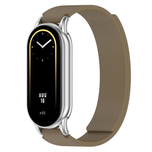 For Xiaomi Smart Band 10 / 9 / 8 Soft Silicone Magnetic Watch Band(Brown) - Mega Discount Store LebanonLebanon