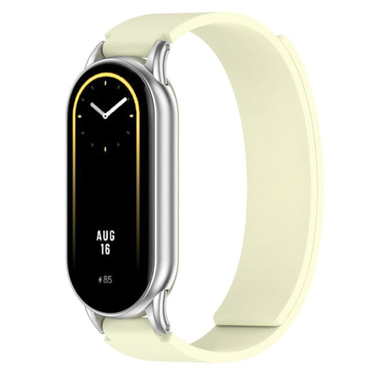 For Xiaomi Smart Band 10 / 9 / 8 Soft Silicone Magnetic Watch Band(Milky White) - Mega Discount Store LebanonLebanon