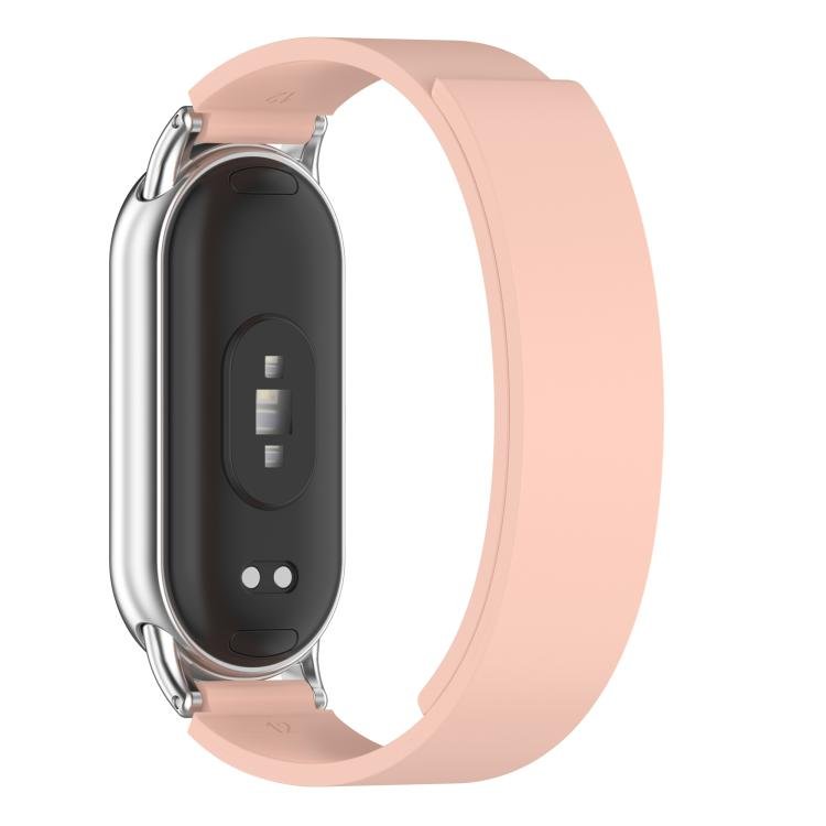 For Xiaomi Smart Band 10 / 9 / 8 Soft Silicone Magnetic Watch Band(Pink) - Mega Discount Store LebanonLebanon