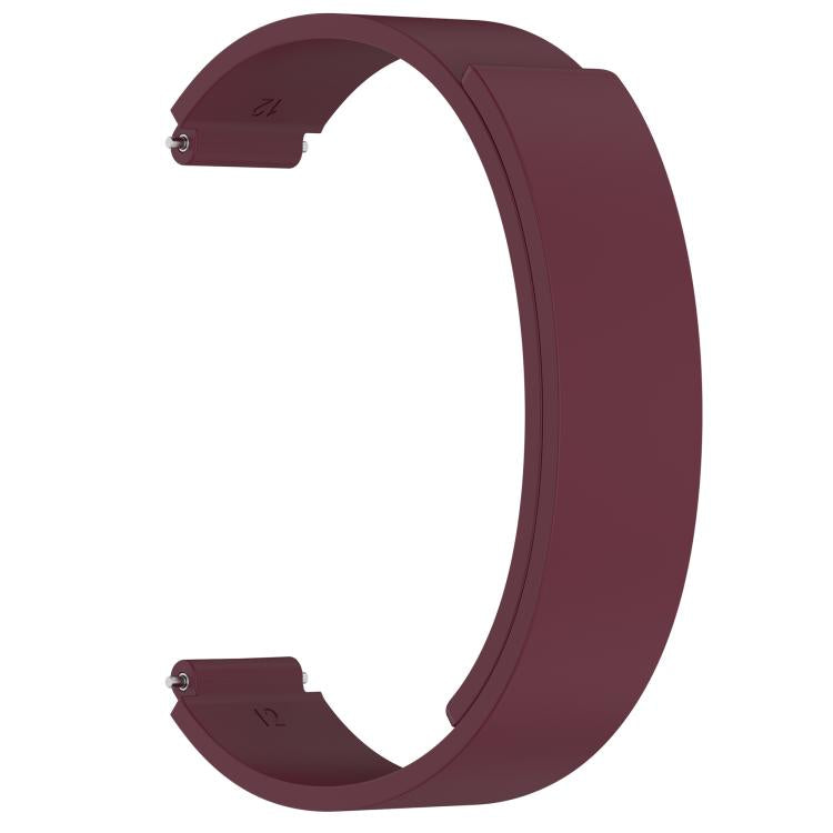 For Xiaomi Smart Band 10 / 9 / 8 Soft Silicone Magnetic Watch Band(Wine Red) - Mega Discount Store LebanonLebanon