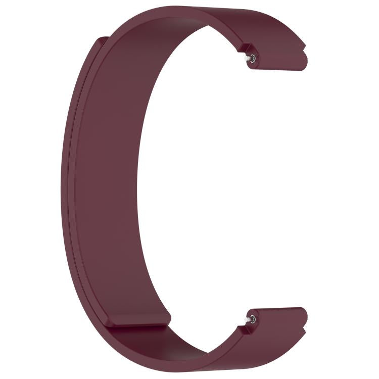 For Xiaomi Smart Band 10 / 9 / 8 Soft Silicone Magnetic Watch Band(Wine Red) - Mega Discount Store LebanonLebanon