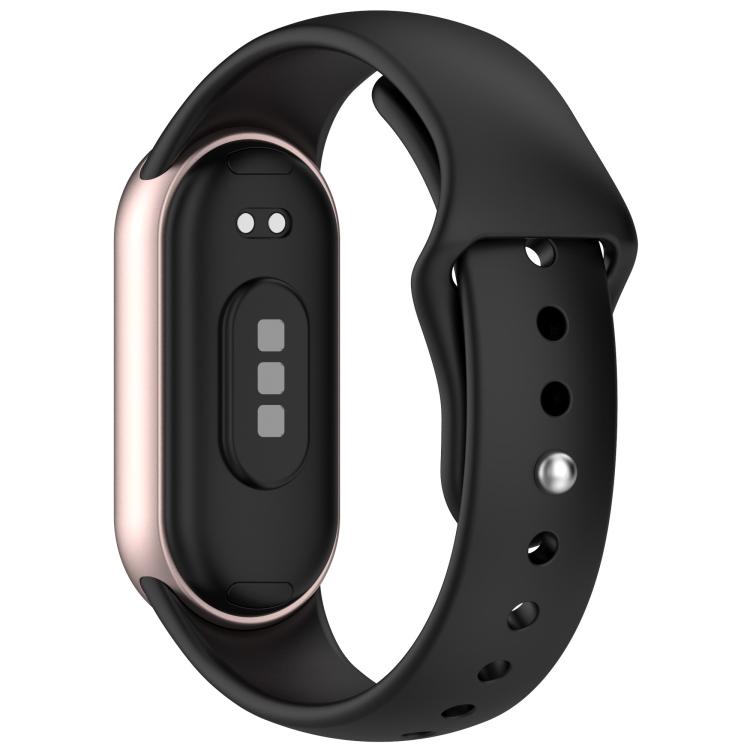 For Xiaomi Smart Band 10 / 9 / 8 xDfind Reverse Buckle Silicone Watch Band(Black) - Mega Discount Store LebanonLebanon