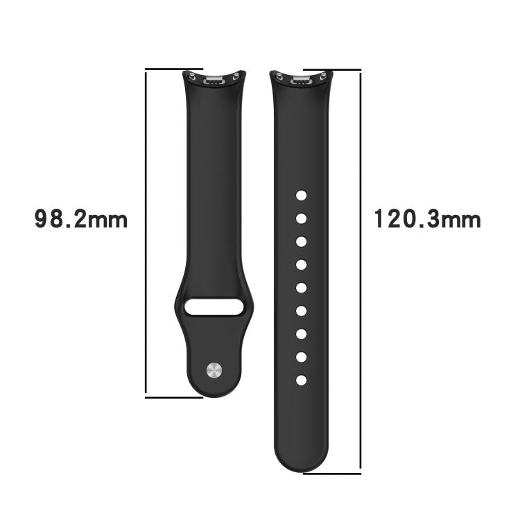 For Xiaomi Smart Band 10 / 9 / 8 xDfind Reverse Buckle Silicone Watch Band(Black) - Mega Discount Store LebanonLebanon