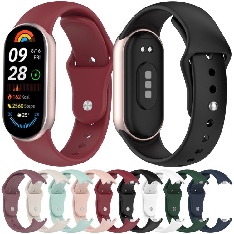For Xiaomi Smart Band 10 / 9 / 8 xDfind Reverse Buckle Silicone Watch Band(Black) - Mega Discount Store LebanonLebanon