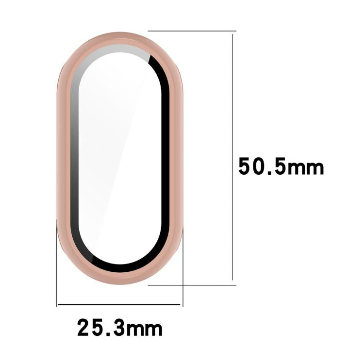For Xiaomi Smart Band 10 xDfind Tempered Film Integrated PC Watch Protective Cover(Transparent White) - Mega Discount Store LebanonLebanon