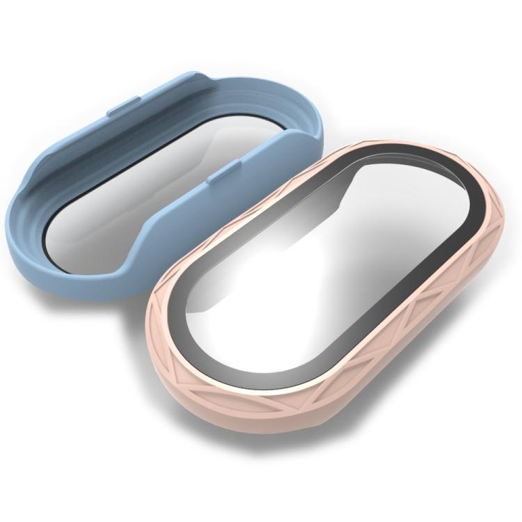 For Xiaomi Smart Band 9 / 9 NFC / 8 NFC Bird Nest Texture Tempered Glass Film Integrated PC Watch Cover(Ivory White) - Mega Discount Store LebanonLebanon