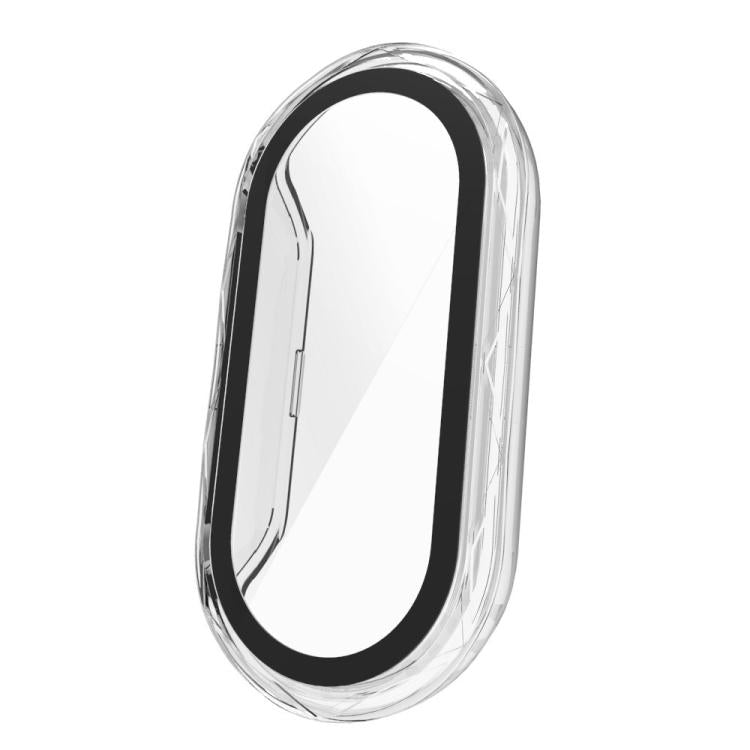 For Xiaomi Smart Band 9 / 9 NFC / 8 NFC Bird Nest Texture Tempered Glass Film Integrated PC Watch Cover(Transparent White) - Mega Discount Store LebanonLebanon