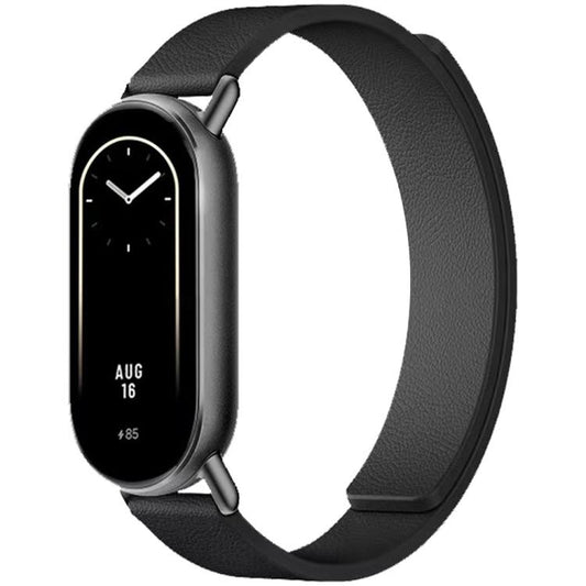 For Xiaomi Smart Bnad 10 / 9 / 8 xDfind Litchi Texture Magnetic Silicone Watch Band(Black) - Mega Discount Store LebanonLebanon