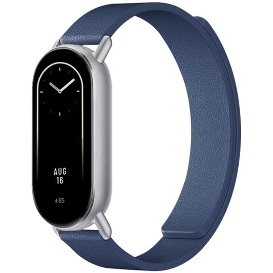 For Xiaomi Smart Bnad 10 / 9 / 8 xDfind Litchi Texture Magnetic Silicone Watch Band(Midnight Blue) - Mega Discount Store LebanonLebanon