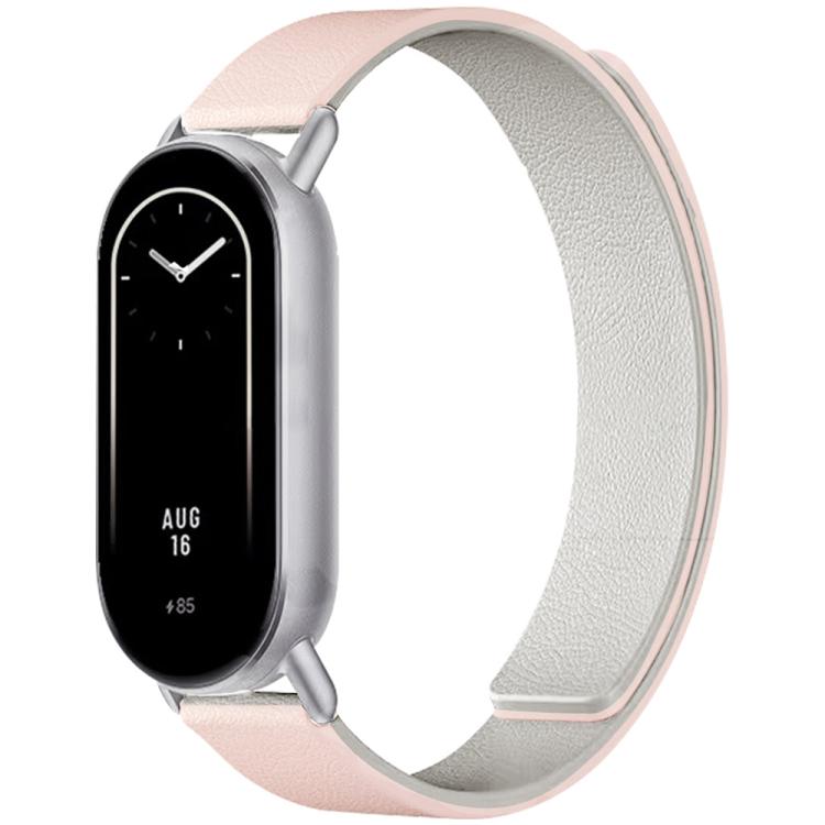 For Xiaomi Smart Bnad 10 / 9 / 8 xDfind Litchi Texture Magnetic Silicone Watch Band(Pink Sstarlight) - Mega Discount Store LebanonLebanon