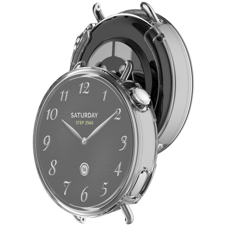 For Xiaomi Watch S4 41mm Electroplated All Coverage TPU Watch Protective Cover(Transparent) - Mega Discount Store LebanonLebanon