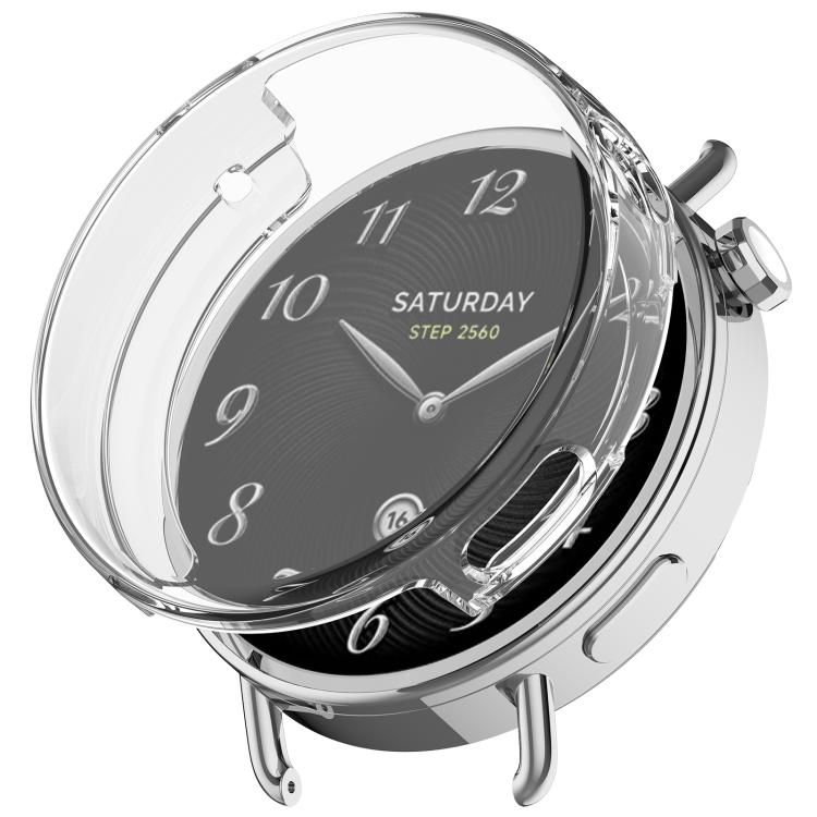 For Xiaomi Watch S4 41mm Electroplated All Coverage TPU Watch Protective Cover(Transparent) - Mega Discount Store LebanonLebanon