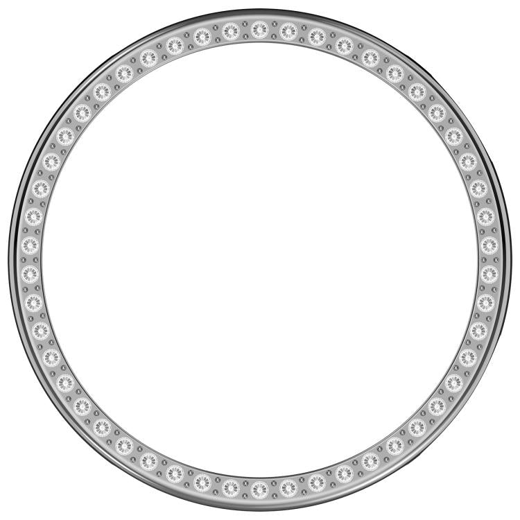 For Xiaomi Watch S4 41mm Single Row Diamond Half Coverage Hollow TPU Watch Cover(Silver) - Mega Discount Store LebanonLebanon