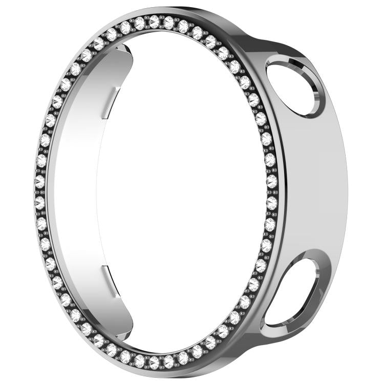 For Xiaomi Watch S4 41mm Single Row Diamond Half Coverage Hollow TPU Watch Cover(Silver) - Mega Discount Store LebanonLebanon
