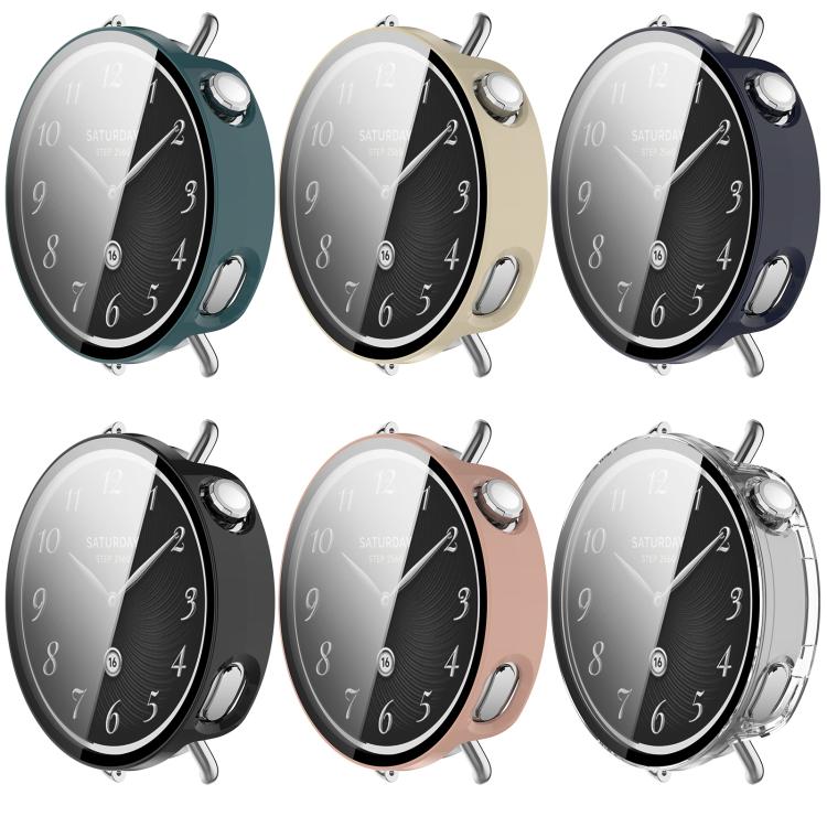 For Xiaomi Watch S4 41mm Tempered Film Integrated PC Watch Protective Cover(Pink) - Mega Discount Store LebanonLebanon