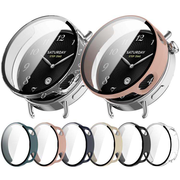 For Xiaomi Watch S4 41mm Tempered Film Integrated PC Watch Protective Cover(Pink) - Mega Discount Store LebanonLebanon