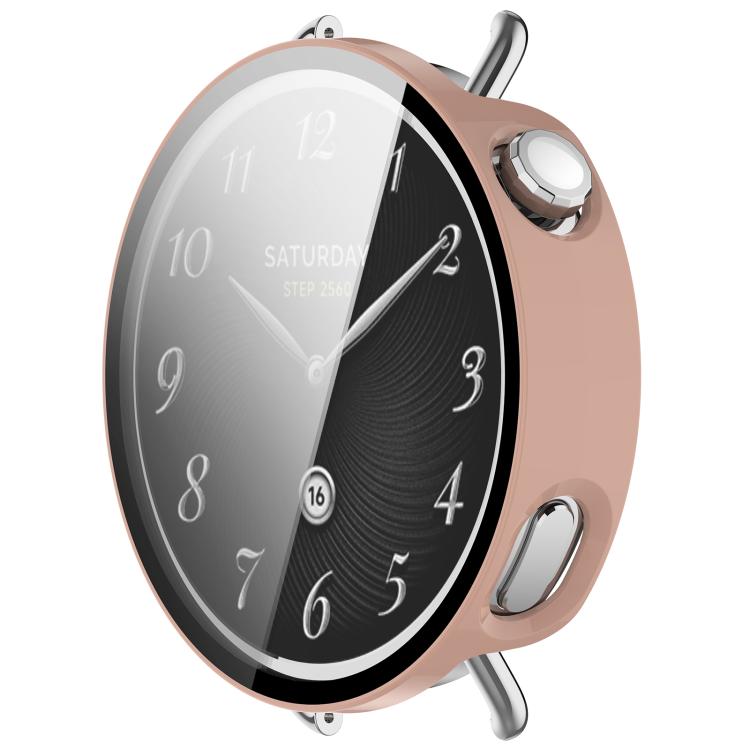 For Xiaomi Watch S4 41mm Tempered Film Integrated PC Watch Protective Cover(Pink) - Mega Discount Store LebanonLebanon