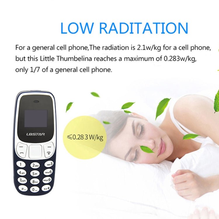 GTStar BM10 Mini Mobile Phone, Hands Free Bluetooth Dialer Headphone, MP3 Music, Dual SIM, Network: 2G(Red) - Mega Discount Store LebanonLebanon
