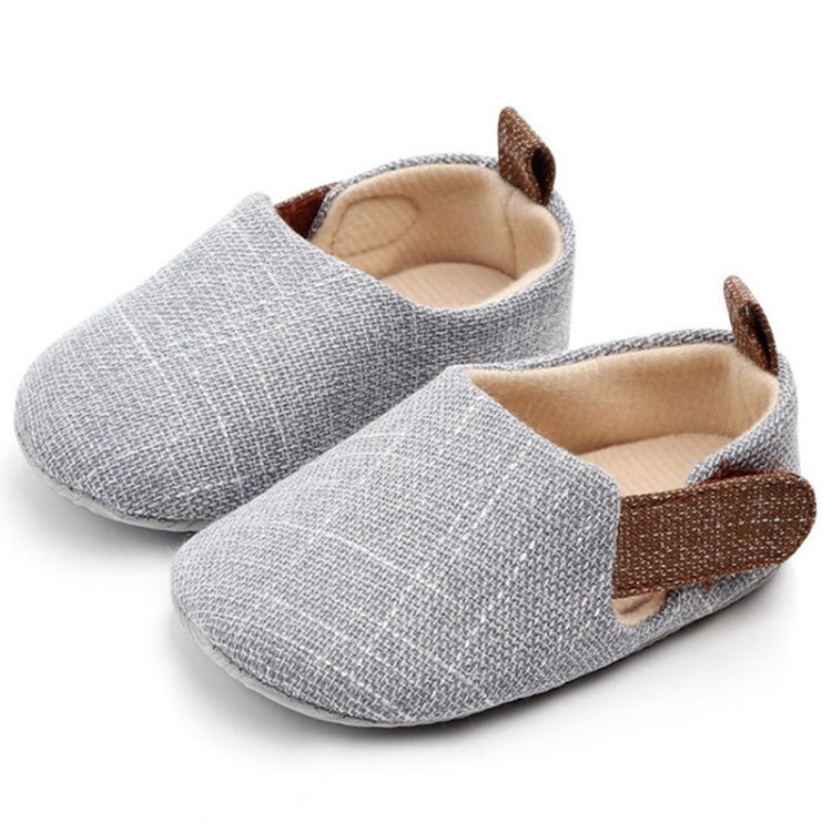 Infant Foot Care Soft Sole Non - slip Shoes 0 - 1 Year Old Baby Toddler Shoes, Size: Inner Length 11cm(Light Gray) - Mega Discount Store LebanonLebanon