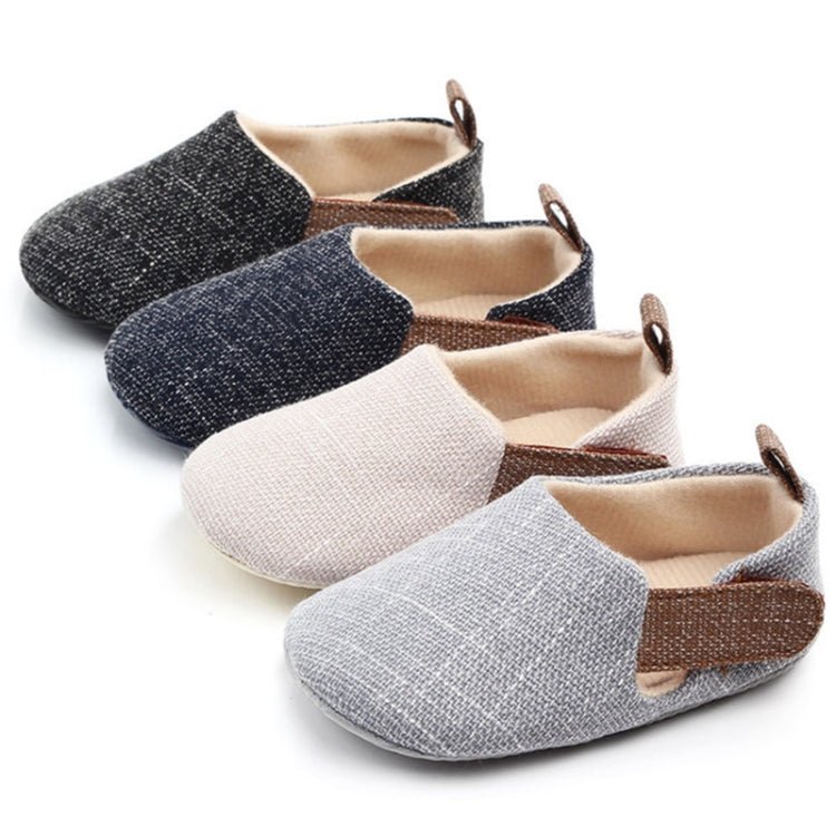 Infant Foot Care Soft Sole Non - slip Shoes 0 - 1 Year Old Baby Toddler Shoes, Size:Inner Length 12cm(Dark Gray) - Mega Discount Store LebanonLebanon