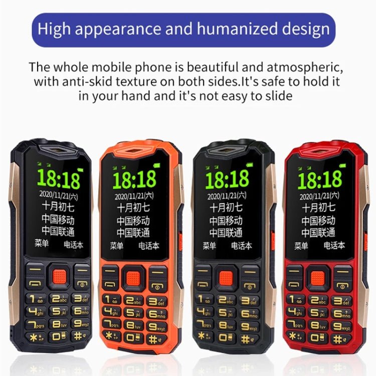 K1+ 4G Elder Rugged Phone, 2.6 inch, 1500mAh Battery, LED Flashlight, Network: 4G, Dual SIM, SOS, Plug:UK Plug(Black) - Mega Discount Store LebanonLebanon