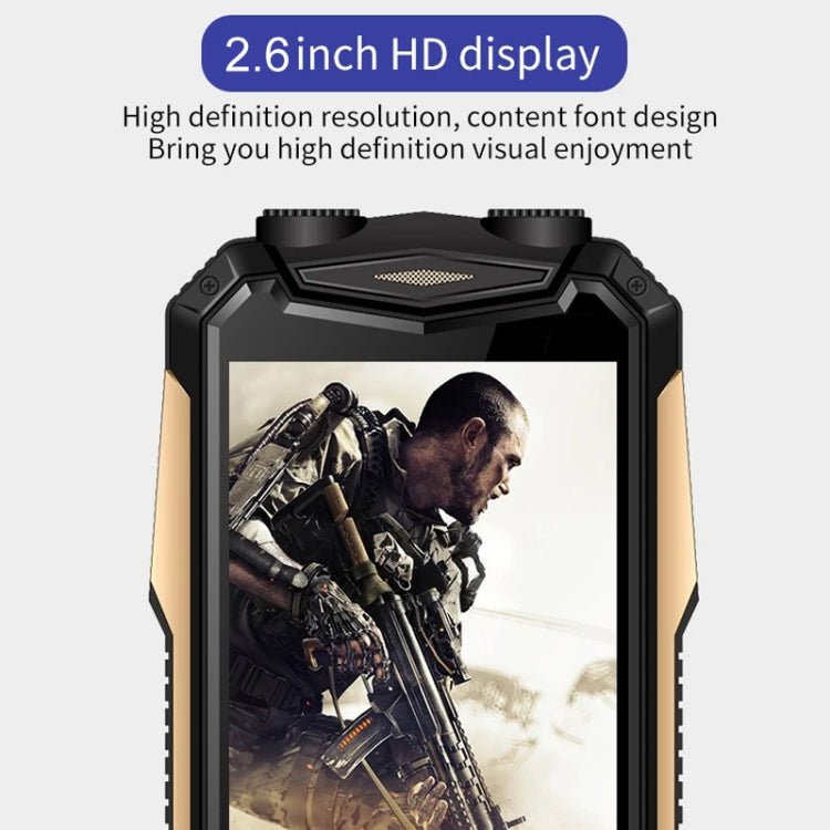 K1+ 4G Elder Rugged Phone, 2.6 inch, 1500mAh Battery, LED Flashlight, Network: 4G, Dual SIM, SOS, Plug:US Plug(Black) - Mega Discount Store LebanonLebanon