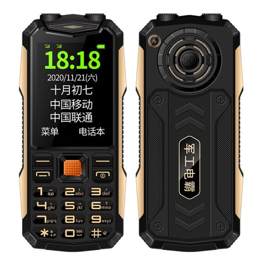 K1 Triple Proofing Elder Phone, Waterproof Shockproof Dustproof, 4800mAh Battery, 2.4 inch, 21 Keys, Bluetooth, LED Flashlight, FM, SOS, Dual SIM, Network: 2G (Black) - Mega Discount Store LebanonLebanon