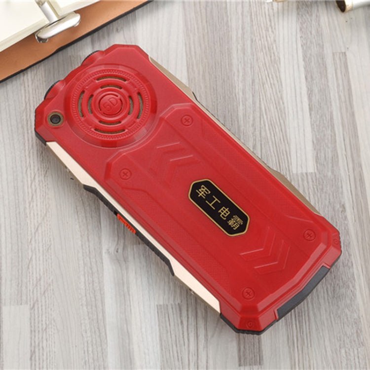 K1 Triple Proofing Elder Phone, Waterproof Shockproof Dustproof, 4800mAh Battery, 2.4 inch, 21 Keys, Bluetooth, LED Flashlight, FM, SOS, Dual SIM, Network: 2G (Red) - Mega Discount Store LebanonLebanon