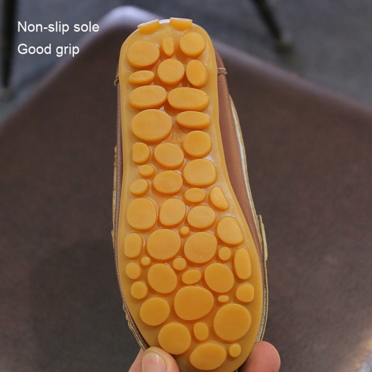K3 Lightweight Anti - Skid Dance Bean Shoes Children Small Leather Shoes, Size: 33(White) - Mega Discount Store LebanonLebanon