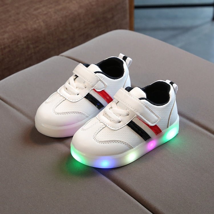 LED Light Up Casual Shoes Children Flat Board Shoes, Size: 23(Black) - Mega Discount Store LebanonLebanon