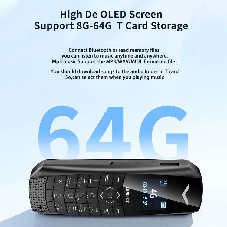 LONG - CZ J60 4G Mini Phone, 1.77 inch Unisoc T107, 21 Keys, Network: 4G, Single SIM (Black) - Mega Discount Store LebanonLebanon