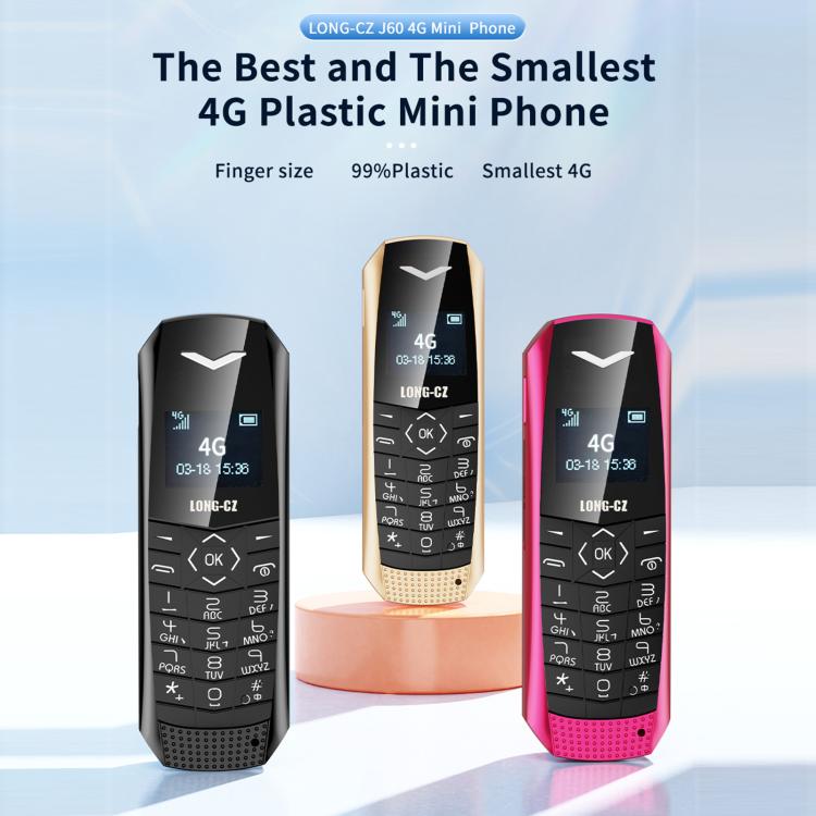 LONG - CZ J60 4G Mini Phone, 1.77 inch Unisoc T107, 21 Keys, Network: 4G, Single SIM(Rose Red) - Mega Discount Store LebanonLebanon